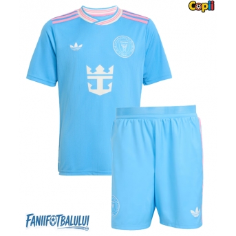 Inter Miami Echipament de Fotbal Replică 2025-26 Copii Treilea (+ Șorturi)